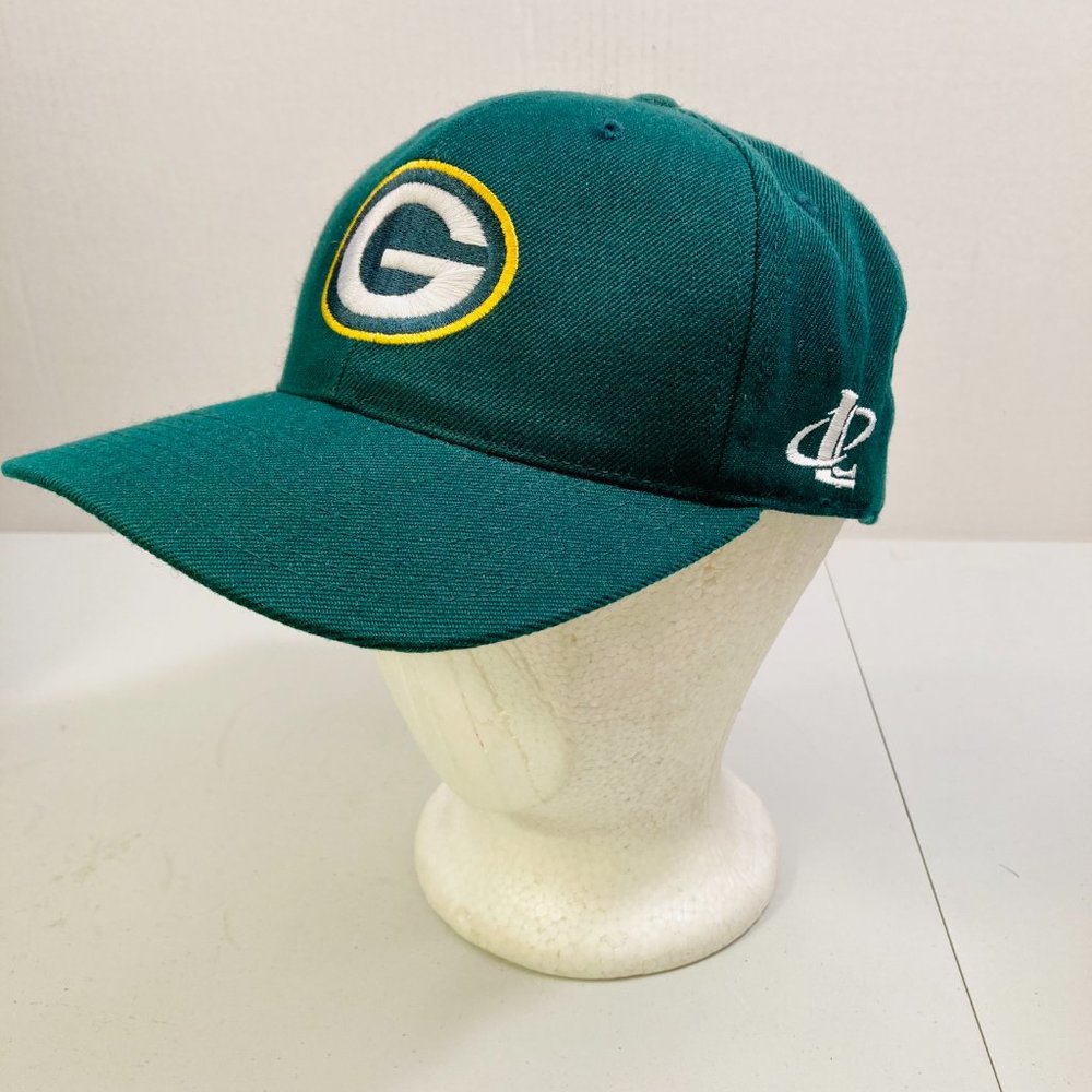 Vintage 90's Green Bay Packers Logo Athletic NFL Hat Wool Blend - Picture 4 of 7